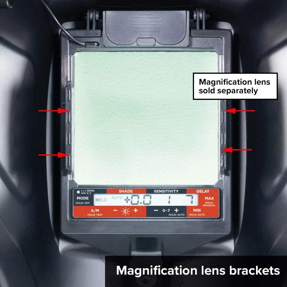 MICHIGAN Pro XL View Variable Auto Darkening Welding Helmet - Blue MIC1000VDIG 6 MICHIGAN Pro XL View Variable Auto Darkening Welding Helmet - Blue MIC1000VDIG - Image 6