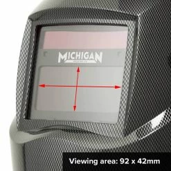 MICHIGAN True View Variable Shade Auto Darkening Carbon Welding Helmet MICADH500 -UNIMIG shop unnamed file 539