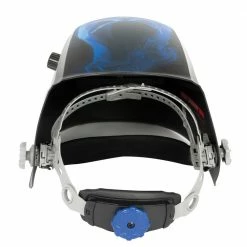 MICHIGAN Pro True View Variable Shade Auto Darkening Blue Skull Welding Helmet - Blue MICADH850 -UNIMIG shop unnamed file 548
