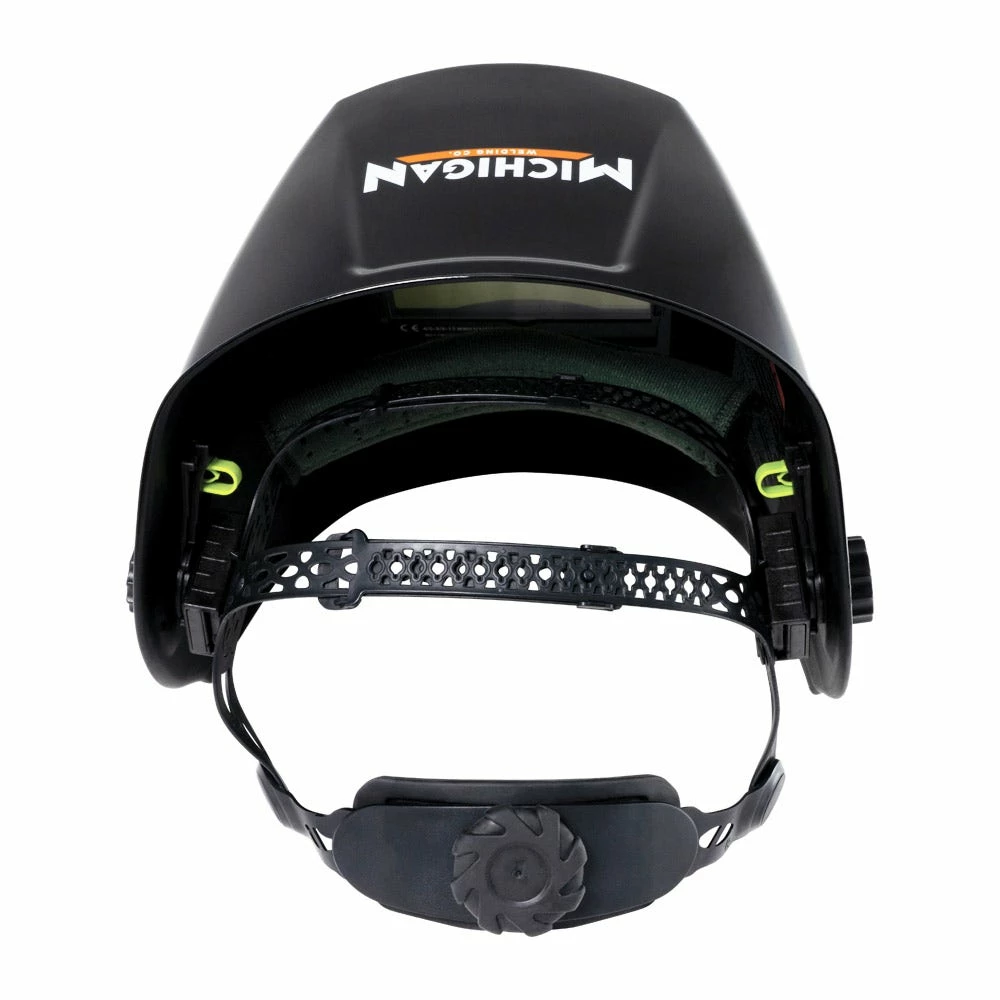 MICHIGAN Pro XL View Variable Shade Auto Darkening Welding Helmet - Black MIC1000VS3 4 MICHIGAN Pro XL View Variable Shade Auto Darkening Welding Helmet - Black MIC1000VS3 - Image 4