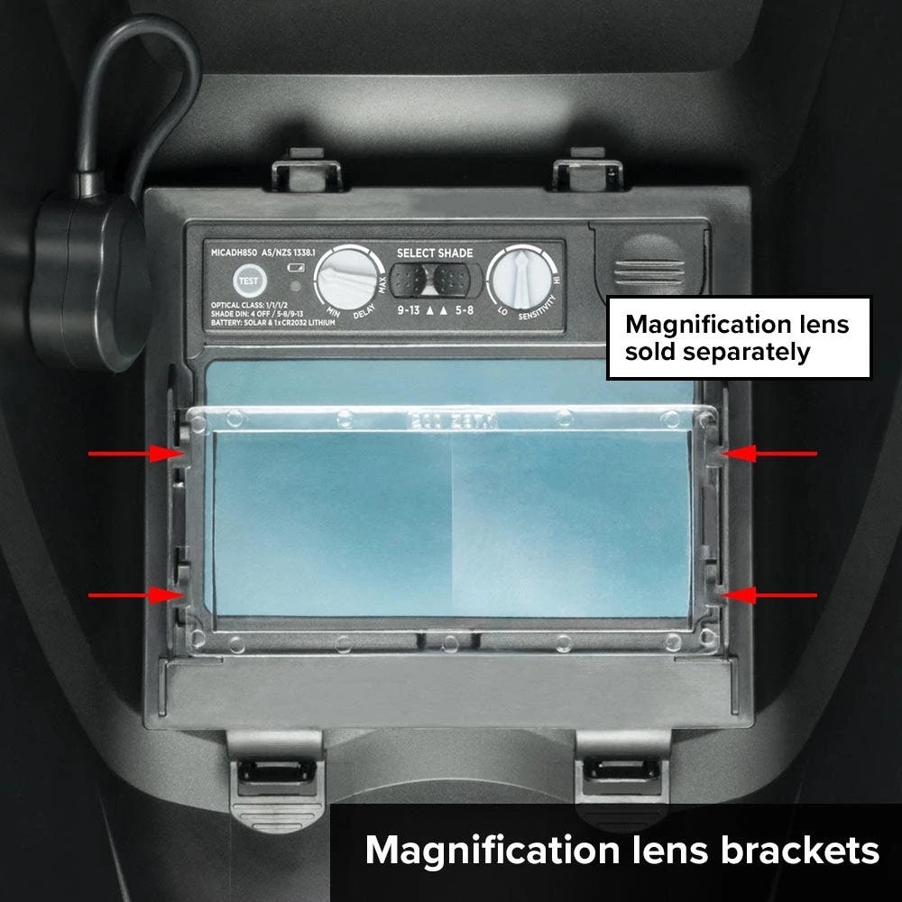 MICHIGAN Variable Shade True View Auto Darkening Welding Helmet MICADH8502 5 MICHIGAN Variable Shade True View Auto Darkening Welding Helmet MICADH8502 - Image 5
