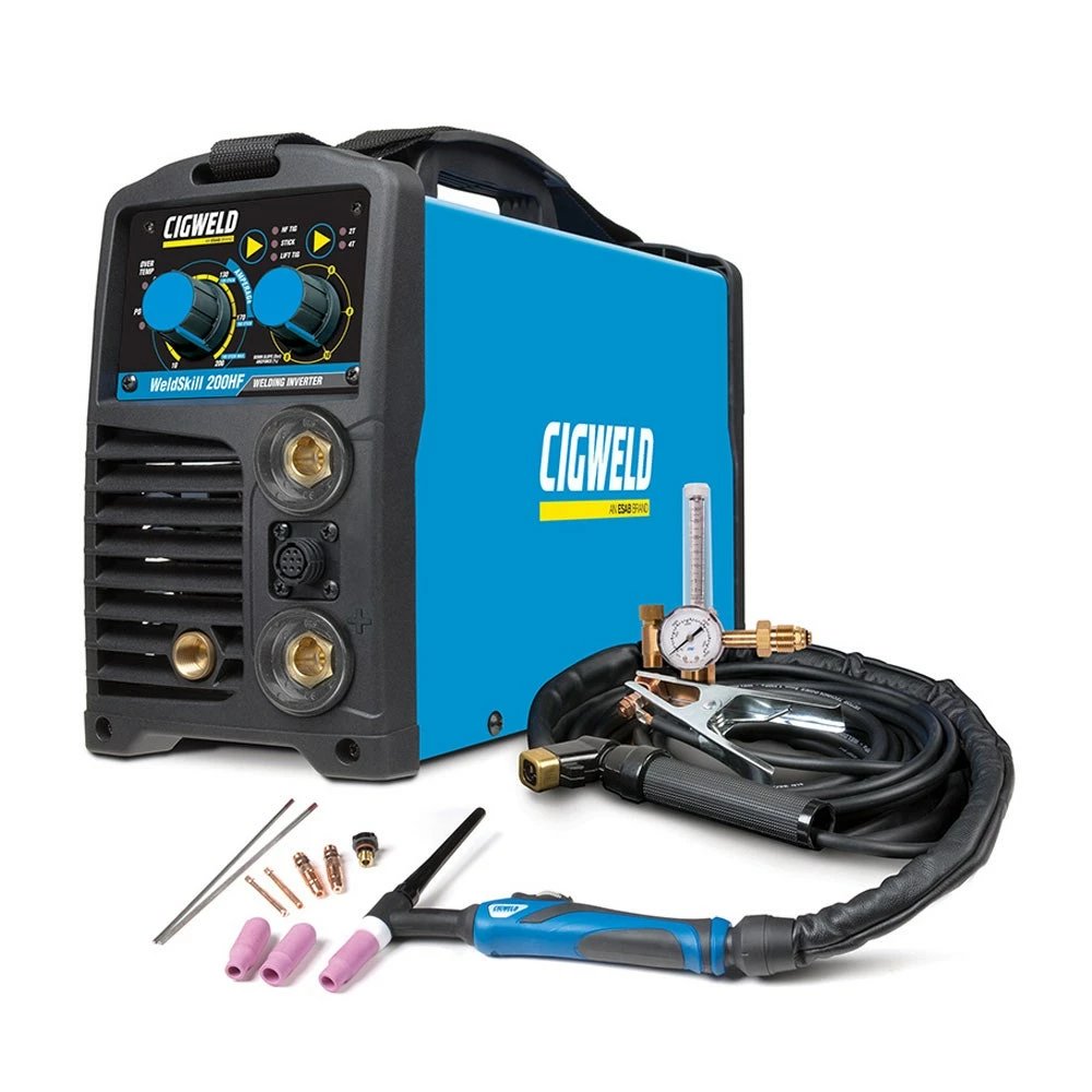 CIGWELD WeldSkill 200HF Arc/Tig Inverter Welder W1008200 1 CIGWELD WeldSkill 200HF Arc/Tig Inverter Welder W1008200