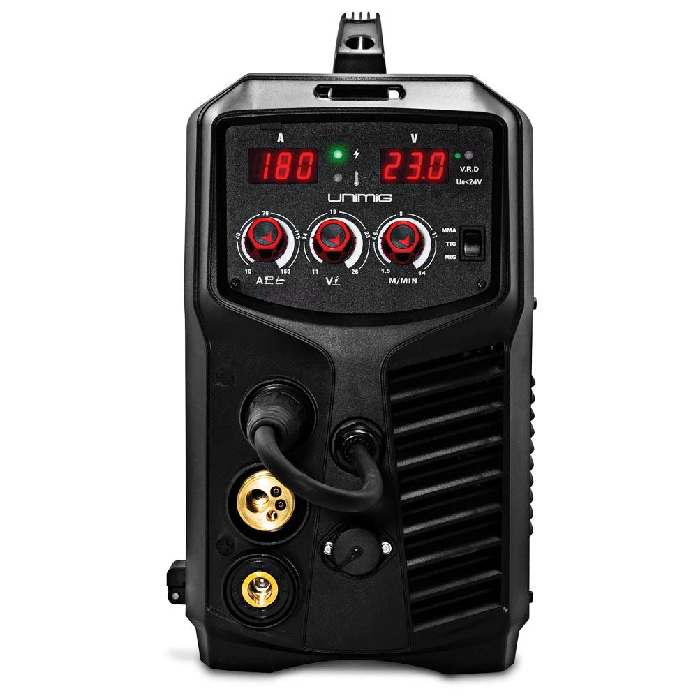 UNIMIG Viper 185A Multi-Process Welder KUMJRVM185 3 UNIMIG Viper 185A Multi-Process Welder KUMJRVM185 - Image 3