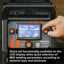 MICHIGAN 180A Multi Process Welder MULTI180LCD -UNIMIG shop unnamed file 705