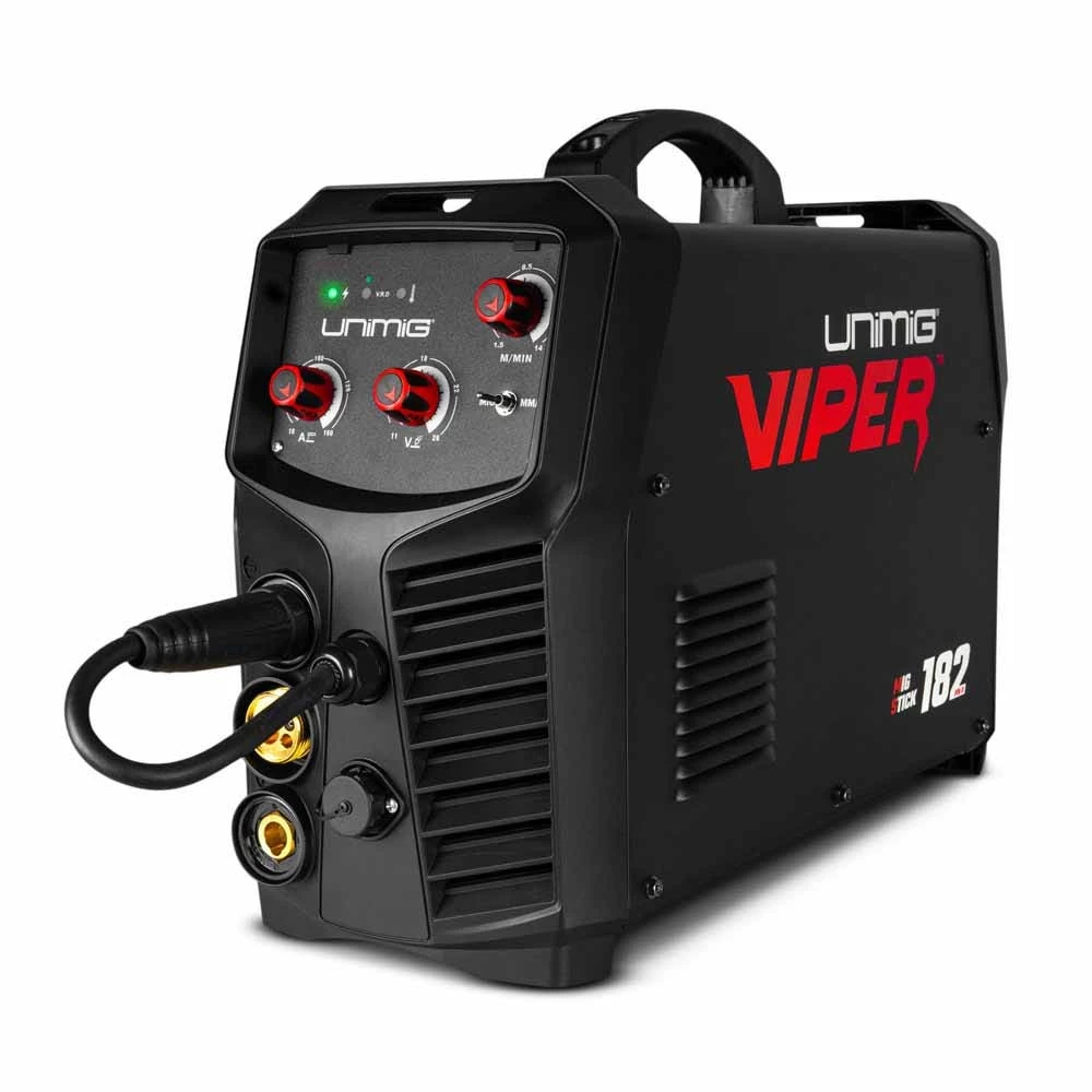 UNIMIG Viper 182 MK II MIG/STICK Welder Bundle PK11052 6 UNIMIG Viper 182 MK II MIG/STICK Welder Bundle PK11052 - Image 6