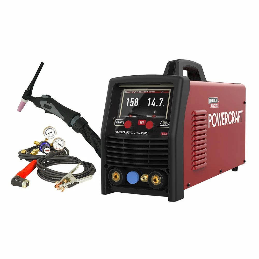 LINCOLN POWERCRAFT® 206 AC/DC (200A/10A) Tig Welder K69079-1 1 LINCOLN POWERCRAFT® 206 AC/DC (200A/10A) Tig Welder K69079-1
