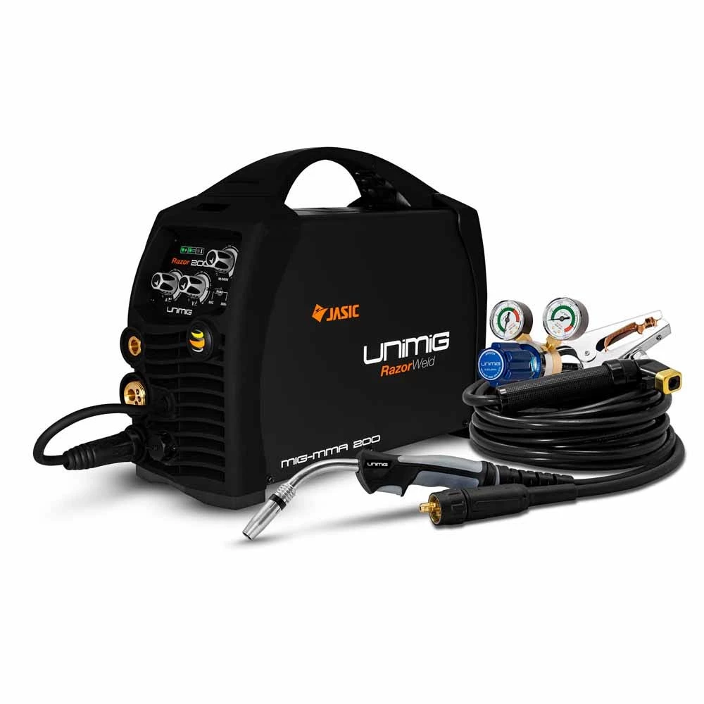 UNIMIG Razor 200 MIG/STICK Welder Bundle PK11053 2 UNIMIG Razor 200 MIG/STICK Welder Bundle PK11053 - Image 2